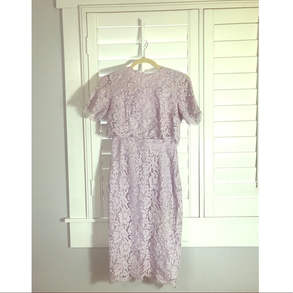 ASOS Lilac Lace Wedding Dress